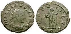 Ancient Coins - Claudius II Gothicus (AD 268-270) Æ Antoninianus / Neptune