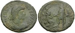 Ancient Coins - Gratian (AD 367-383) Æ Imitative? Maiorina / Emperor