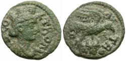 Ancient Coins - Troas. Alexandria. Pseudo-autonomous Æ21 / Eagle