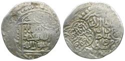 World Coins - Islamic. Timurid AR Tanka / Counterstamp