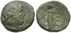 Ancient Coins - Sicily. Syracuse. Roman Rule Æ20 / Isis