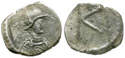 Ancient Coins - *Sear--* Byzantine Empire. Time of Justinian I. Anonymous AR 1/3 Siliqua or Scripulum