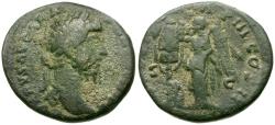 Ancient Coins - Lucius Verus (AD 161-169) Æ AS / Victory