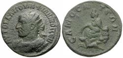Ancient Coins - Philip I (AD 244-249). Commagene. Samosata Æ29 / Tyche and Pegasus