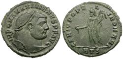 Ancient Coins - Maximian (AD 286-305) Æ Follis / Genius