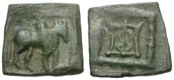 Ancient Coins - Indo-Greek Kings of Baktria. Apollodotos I (180-160 BC) &#198; Chalkous / Tripod