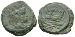 Ancient Coins - after 211 BC - Roman Republic. Anonymous Æ Sextans