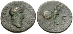 Ancient Coins - Nero (AD 54-68) Æ As / Victory