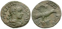 Ancient Coins - Gallienus (AD 253-268). Troas. Alexandria Æ21 / Eagle
