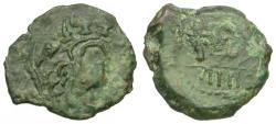Ancient Coins - Massalia. Marseille. Celtic Imitative Æ14 / Bull