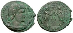 Ancient Coins - Magnentius (AD 350-353) Æ Maiorina / Victories