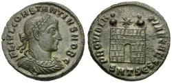 Ancient Coins - Constantius II, as Caesar (AD 324-337) Æ3 / Campgate