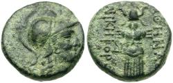 Ancient Coins - Mysia. Pergamon Æ18 / Trophy