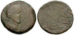 Ancient Coins - Spain. Iberia. Obulco. Roman rule Æ30 / Plough