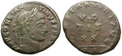 Ancient Coins - Constantine I the Great (AD 310-337) Æ3 / VOTIS XX