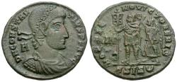 Ancient Coins - Constantius II (AD 337-361) Æ Centenionalis / Hoc Signo