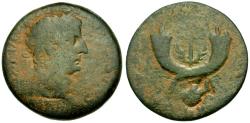Ancient Coins - Tiberius (AD 14-37) Æ Dupondius / Cornucopia