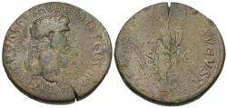 Ancient Coins - Nerva (AD 96-98) Æ Sestertius / Fortuna