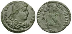 Ancient Coins - Valentinian I (AD 364-375) Æ3 / Victory
