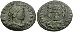 Ancient Coins - Crispus, Caesar (AD 317-326) Æ3 / Captives Mint Mark