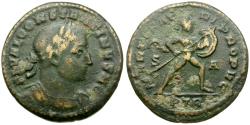 Ancient Coins - Constantine I the Great, as Caesar (AD 306-309) Æ Half Follis / Mars