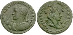 Ancient Coins - Philip II (AD 247-249). Seleucis and Pieria. Antiochia ad Orontem Æ29 / Bust of Tyche