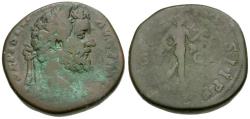 Ancient Coins - Septimius Severus (AD 193-211) Æ Sestertius / Mars