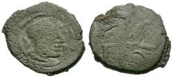 Ancient Coins - Sri Lanka. Indo-Roman Coinage. Imitating Late Roman Bronzes