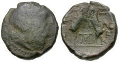 Ancient Coins - Macedonia. Thessalonica Æ19 / Goats