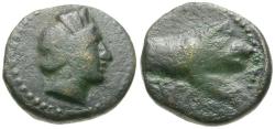 Ancient Coins - Pisidia. Keraitai Æ15 / Boar