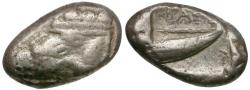 Ancient Coins - Lycia. Phaselis AR Stater / Prow