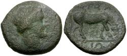 Ancient Coins - Thessaly. Atrax &#198; Chalkous / Horse
