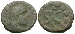 Ancient Coins - Macrinus (AD 217-218). Seleucis and Pieria. Antioch Æ20 / Wreath