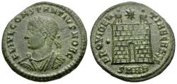 Ancient Coins - Constantius II, as Caesar (AD 324-337) Æ3 / Campgate