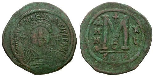 Ancient Coins - aVF/aVF Huge Justinian I Follis
