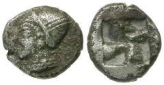 Ancient Coins - Ionia. Phokaia AR Diobol / Athena
