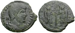 Ancient Coins - Magnentius (AD 350-353) Æ Centenionalis / Victories