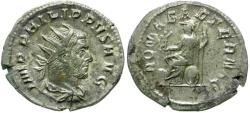 Ancient Coins - Philip I (AD 244-249) AR Antoninianus / Roma