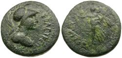 Ancient Coins - Cilicia. Seleukia. Xenarchos, magistrate Æ18 / Nike