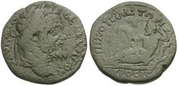 Ancient Coins - Septimius Severus (AD 193-211). Moesia Inferior. Nicopolis as Istrum Æ25 / Goat's head