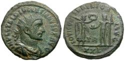 Ancient Coins - Diocletian (AD 284-305) Æ Antoninianus / Victory and Jupiter