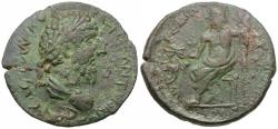 Ancient Coins - Marcus Aurelius (AD 161-180). Cilicia. Ninica Claudiopolis Æ28 / Zeus Seated