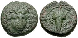 Ancient Coins - Thessaly. Skotussa Æ20 / Grapes