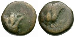 Ancient Coins - Caria. Rhodos Æ10 / Rose