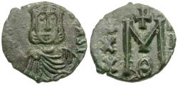 Ancient Coins - *Sear 1681* Byzantine Empire. Theophilus (AD 829-842) Æ Follis