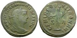 Ancient Coins - Maximian (AD 286-305) Æ Follis / Genius