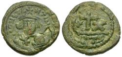 Ancient Coins - *Sear 1057* Byzantine Empire. Constans II (AD 641-668) Æ Half Follis