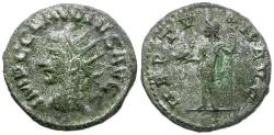 Ancient Coins - Claudius II Gothicus (AD 268-270) Silvered Æ Antoninianus / Neptune