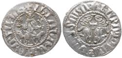 World Coins - Kings of Cilician Armenia. Levon I (AD 1198-1219) AR Tram