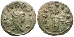 Ancient Coins - Gallienus, sole reign (AD 260-268) Silvered Æ Antoninianus / Felicitas